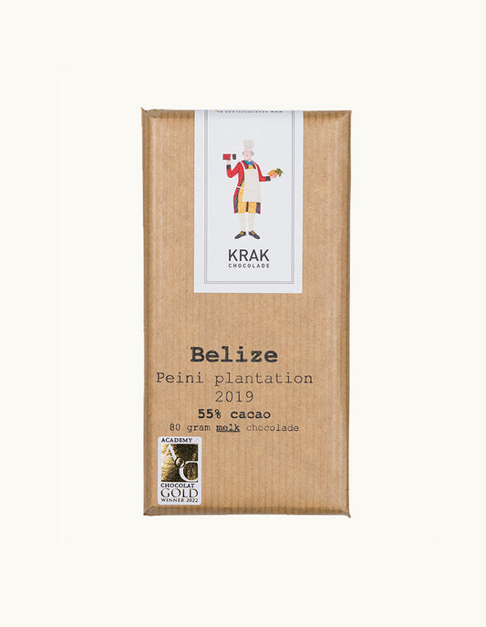 Belize - Peini Plantations – Milk Chocolate 55% (10 bars)